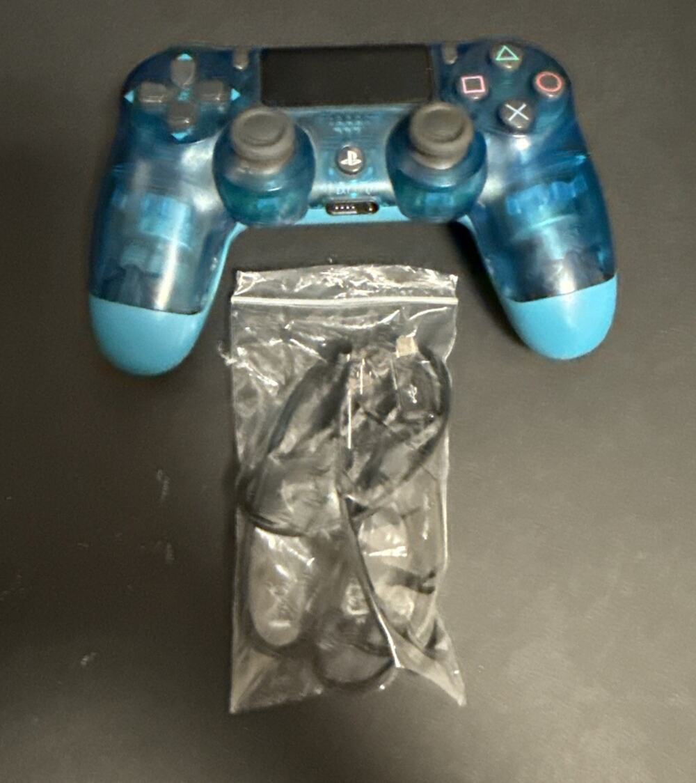 Sony PlayStation 4 DualShock 4 Controller Crystal Blue OEM CUH-ZCT2U PS4